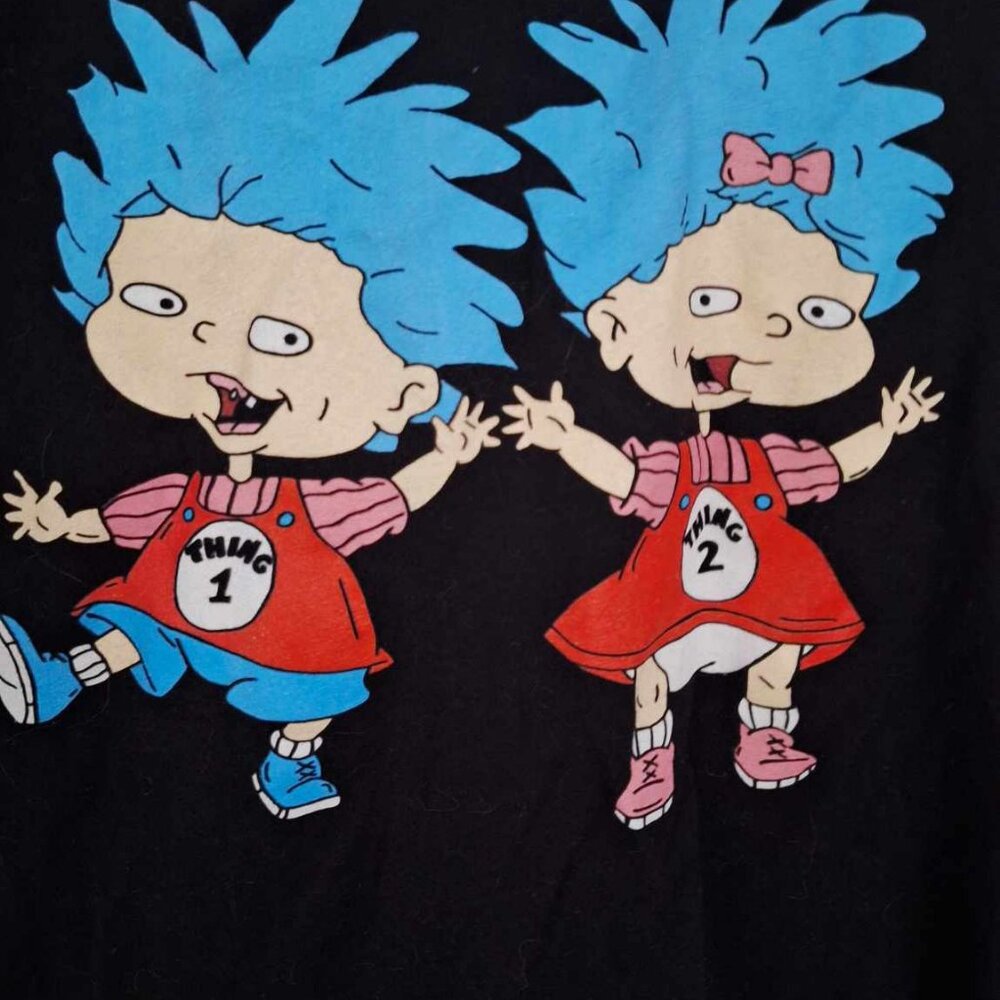 Rugrats Phil and Lil as thing one an thing two